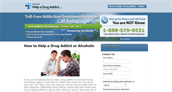 Desktop Screenshot of howtohelpadrugaddict.com